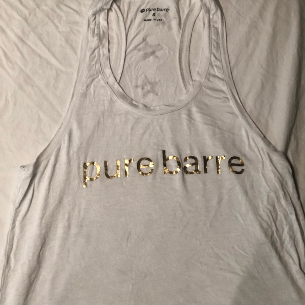 Pure Barre gold star tank